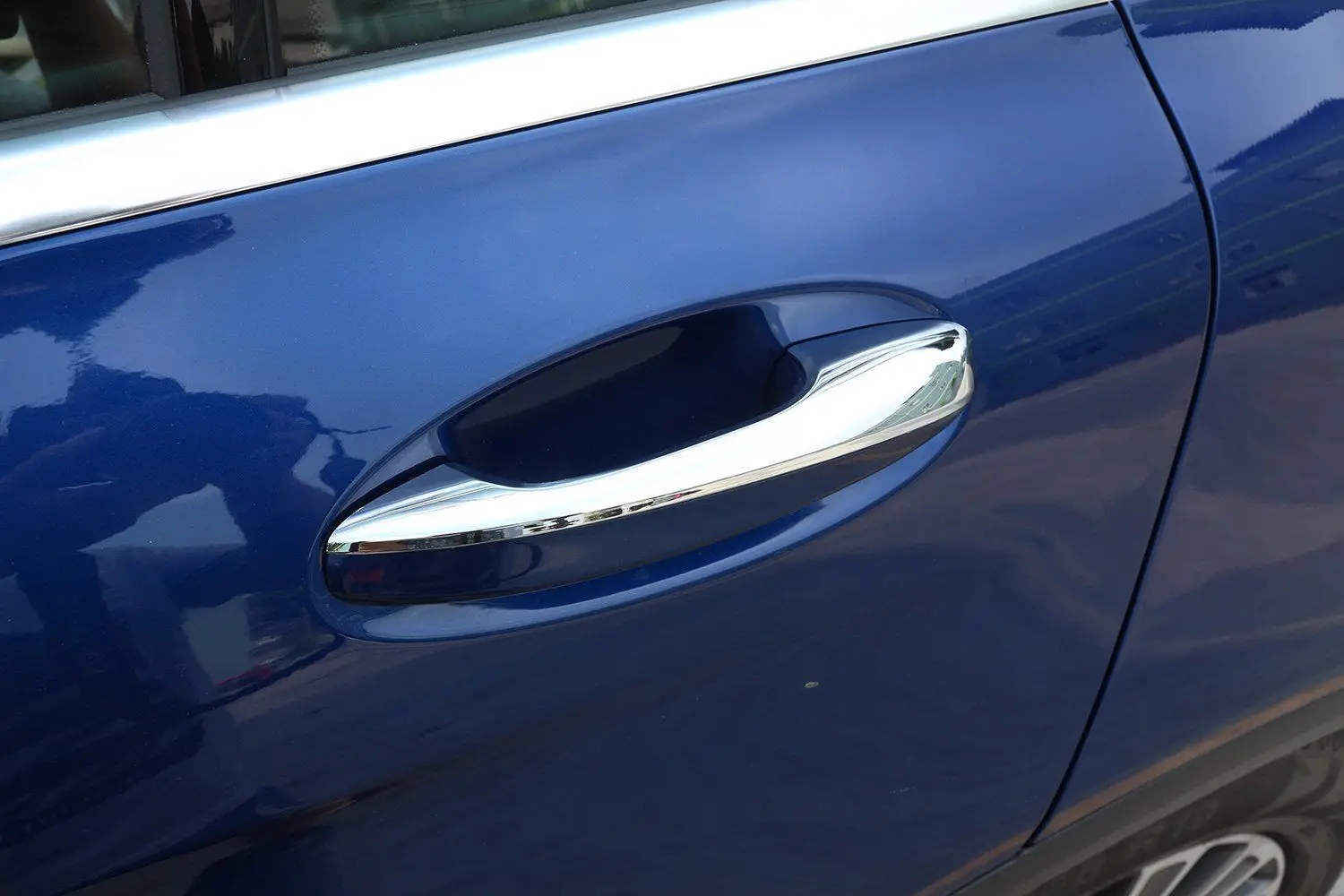 1 Set=4pcs Door Handle Trim for Mercedes Benz W205 C Class C200 180 GLC