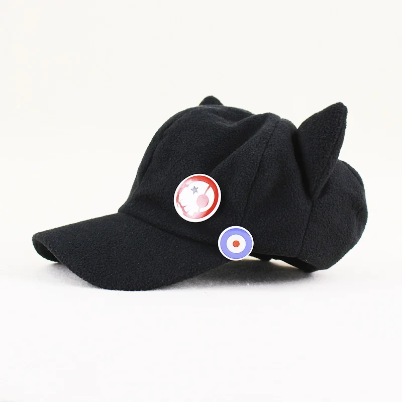 2017 new Anime Genesis Evangelion EVA Asuka Langley Soryu Cat Ear Polar Fleece Hat for woman