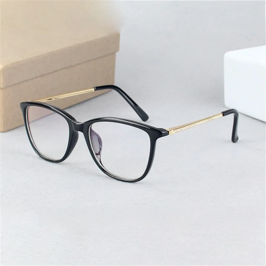 

VAZROBE Leopard Computer Glasses Women Anti Blue Light Radiation Female Nerd Points Eye Protection UV Lady Work Anti Scratch