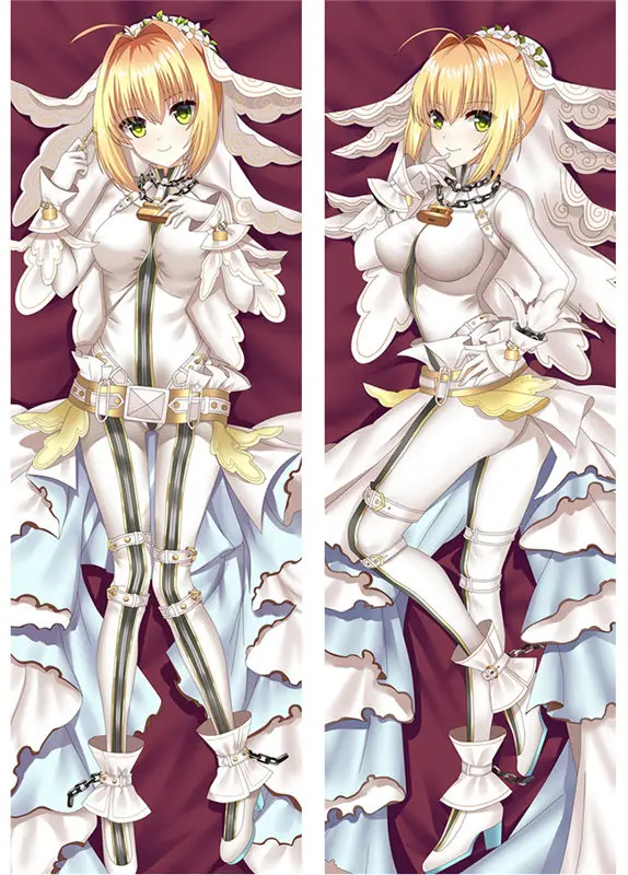 Аниме Dakimakura Body Fate Stay Night Saber 150x50 см 100x35 см чехол для подушки манга 1 - Цвет: Сливовый