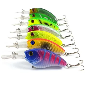 

7pcs/set Bass Fishing Lures CrankBait Tackle Swim bait wobbler fishing japan Hard Crazy Fish Lure trolling lure 9CM 11.8G