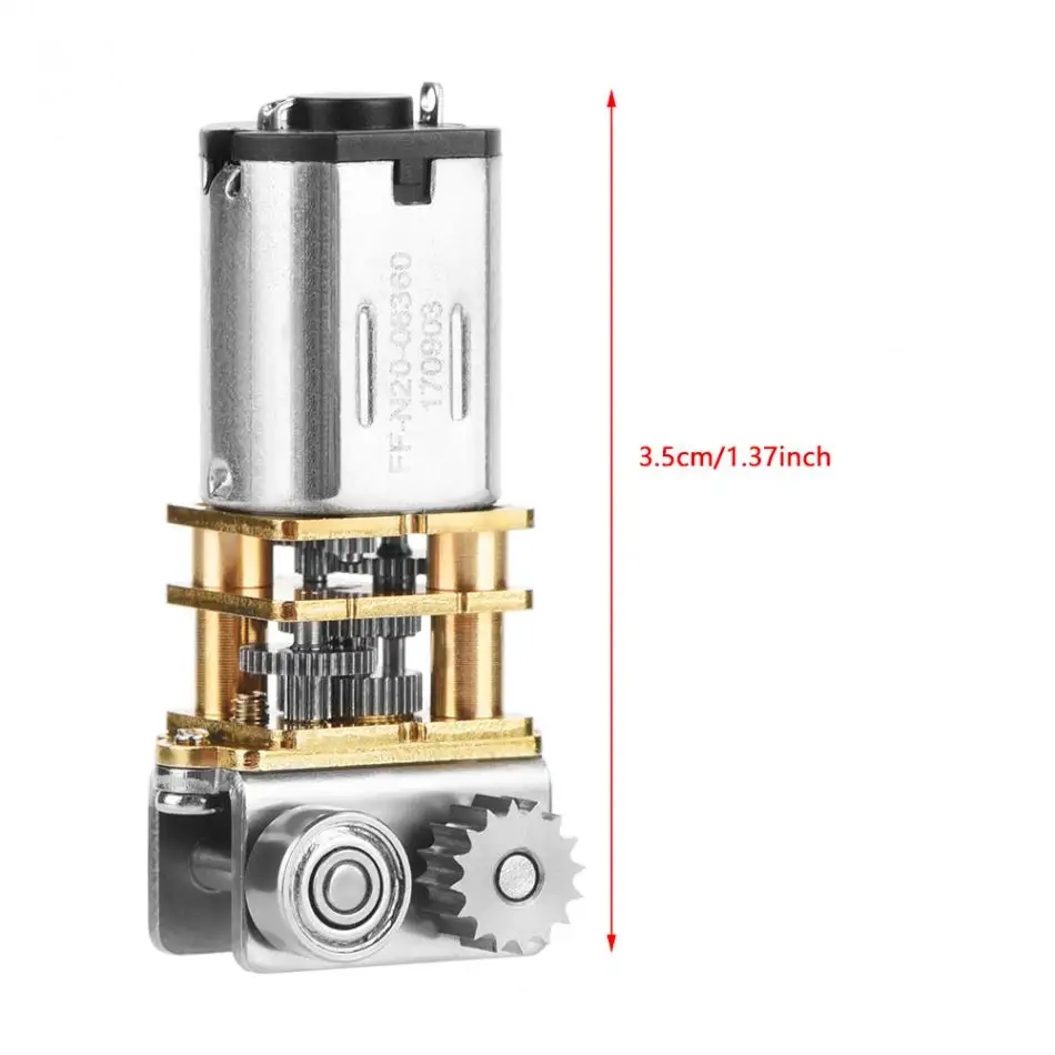 12V микро Шестерни мотор 11 об/мин N20 правый угол металла Шестерни коробка микро Шестерни мотор для 3D печатная ручка щёточный двигатель постоянного тока