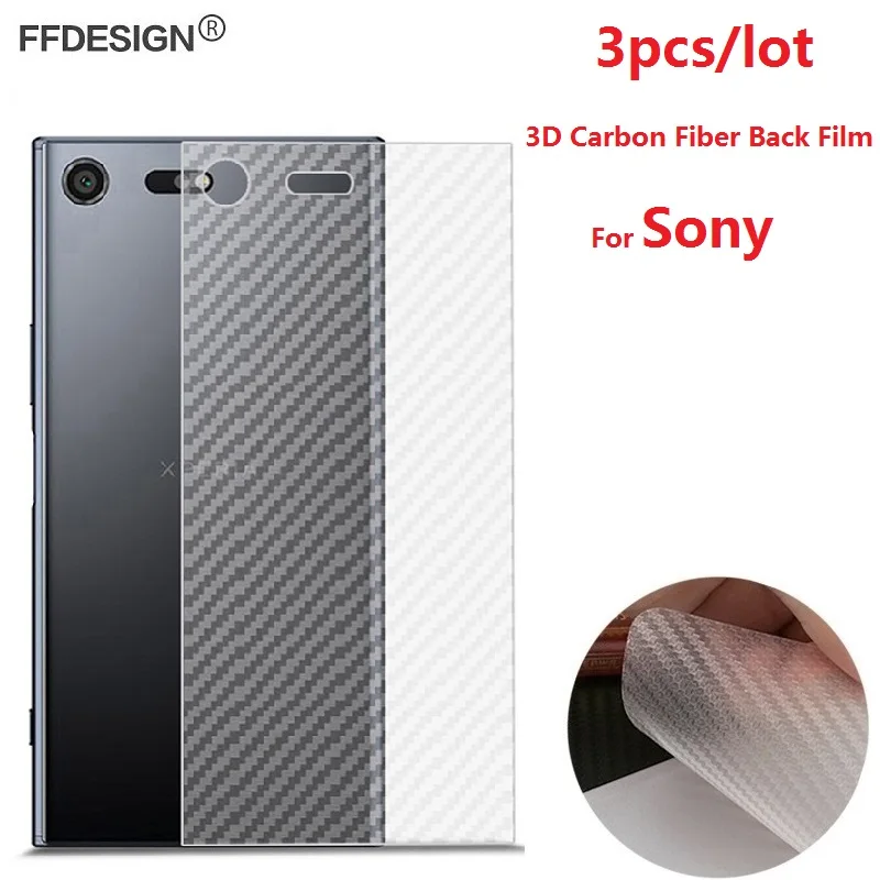 

3pc Back Cover Protective Film for Sony Xperia XZ2 XZ1 Compact XZ Premium Xperia XA2 XA XA1 Ultra (Not Glass ) Screen Protector