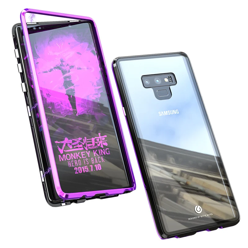 Suntaiho Magnetic Attraction Case for Samsung Note 9 Case Tempered Glass Back Phone Case for Samsung Galaxy S9 Plus Cover Note8 Suntaiho Magnetic Attraction Case for Samsung Note 9 Case Tempered Glass Back Phone Case for Samsung Galaxy S9 Plus Cover Note8