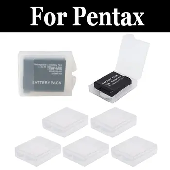 

5pcs Battery Waterproof Storage Case Transparent Battery For pentax K01 Mark K1 K3 II K30 K5 II K5 IIs K50 K500 K70
