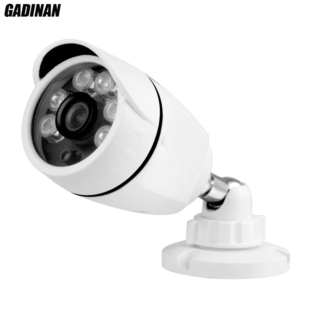Gadinan XMEYE Metal Waterproof Outdoor Bullet IP Camera 720P 960P 1080P 3.6mm Security Camera CCTV 6PCS Array LEDs ONVIF