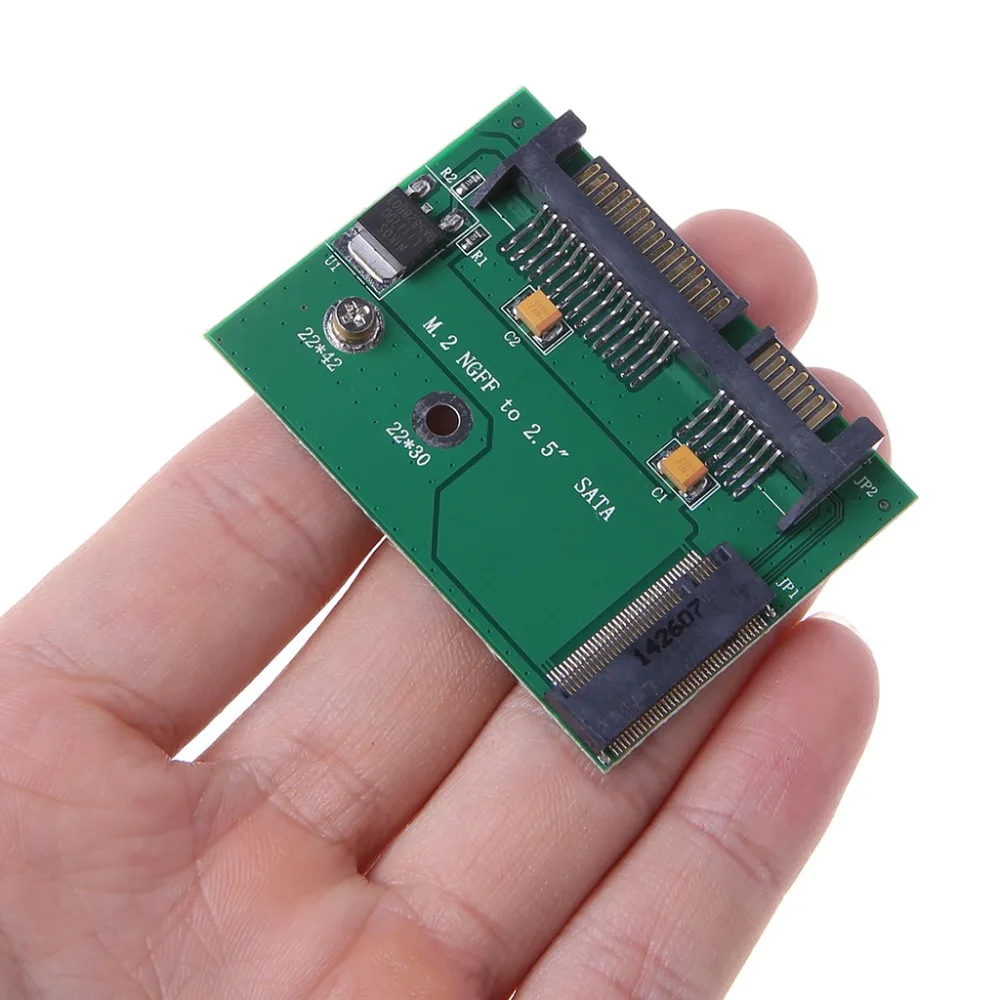 

New NGFF M.2 SSD SATA 3.0 Solid State Drive To SATA Interface Adapter Converter Card