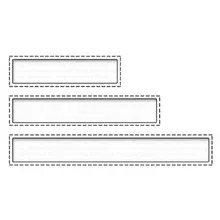 Hemere 3 шт. прямоугольник набор вышивки крестом металлический прорезной трафарет для окраски бумага для скрапбукинга альбом карта ремесло тиснение штампы