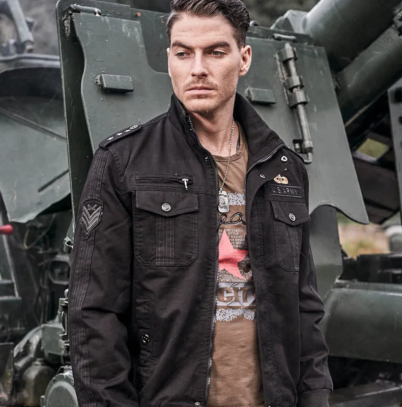 military uniform jacket black 01