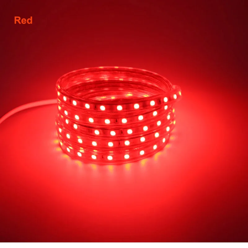 220v 5050 3chip strip red-