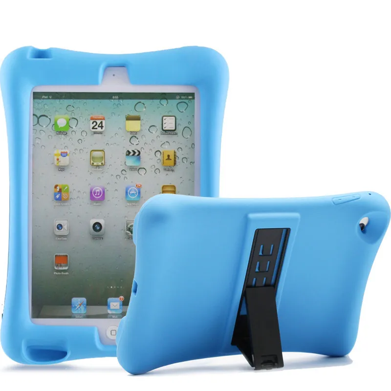 HKHUIBANG для Ipad 2 3 4 Чехол дети противоударный EVA Pro 9 7 чехол мягкой густой пены Стенд