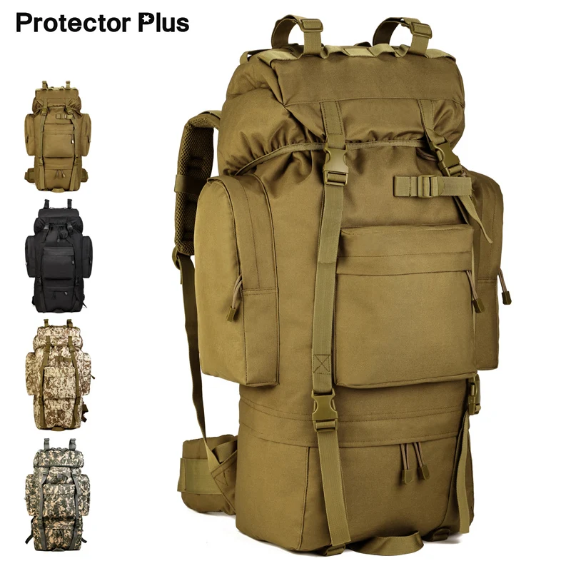 

65L Military Backpack Waterproof Outdoor Tactics Large Backpack Multi-Function Mountaineering Bag Travel Backpack Baggage