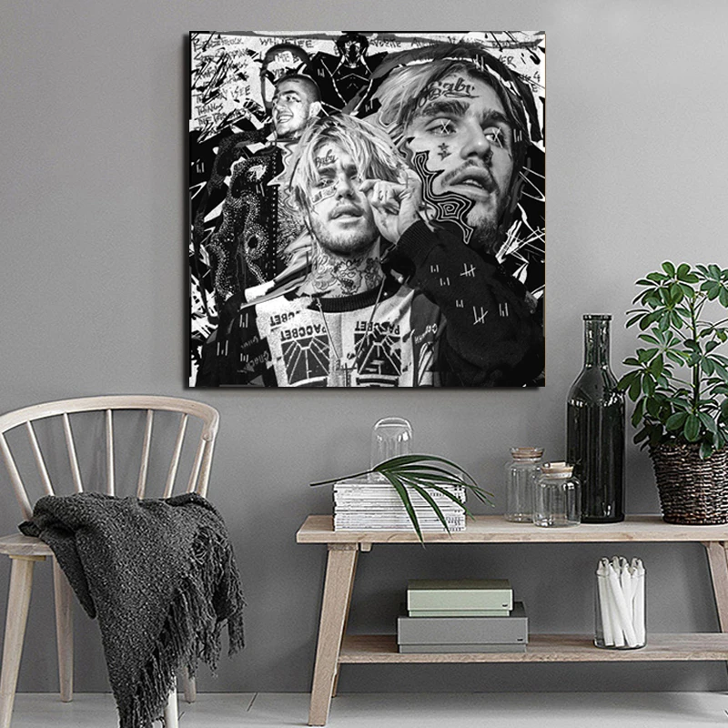 

Multi-Faceted Lil Peep Art HD Canvas Painting Prints Living Room Home Decoration Modern Wall Art Oil Painting Posters Pictures