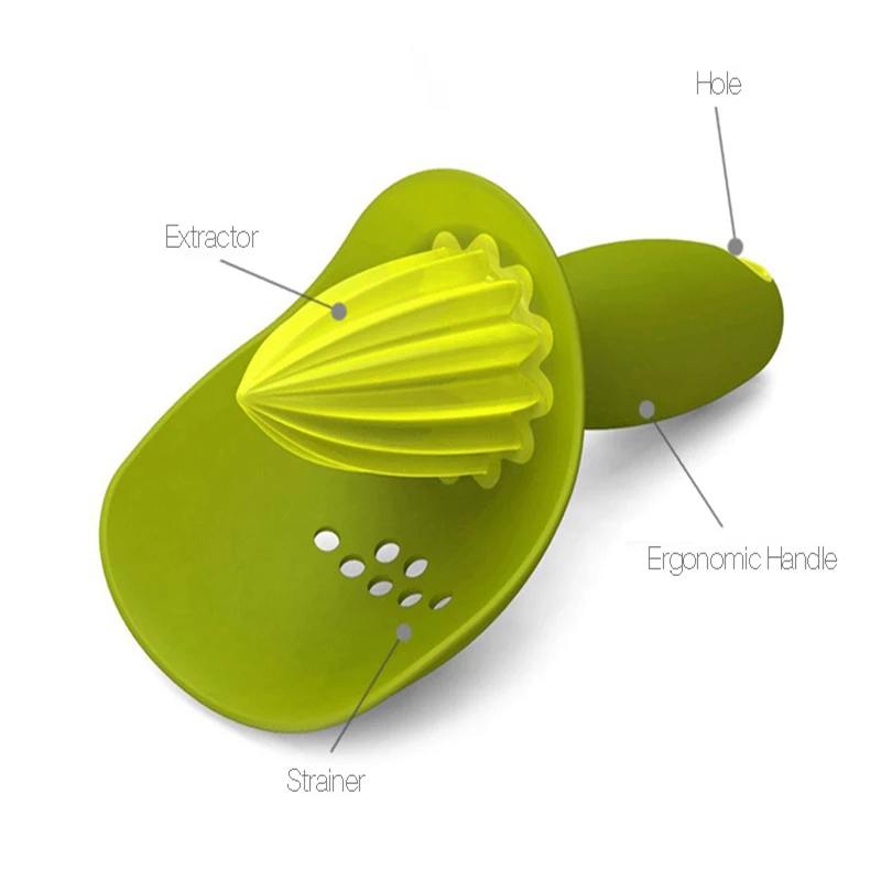 Дизайн оранжевый лимонный сок соковыжималка Инструмент пластик удобство руководство лимоновыжималка кухонный инструмент дропшиппинг