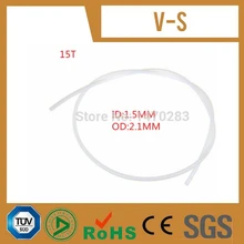10 meter long PTFE 15T Tube OD 2.1mm ID 1.5mm Approve SGS certification for 3D Printer,PTFE Tube
