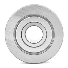 LV203ZZ 58x17x25mm Double Row Rolling Beads Steel Sealed Guide Ball Bearing bearing mount linear bearings LV203ZZ 58x17x25mm Double Row Rolling Beads Steel Sealed Guide Ball Bearing bearing mount linear bearings