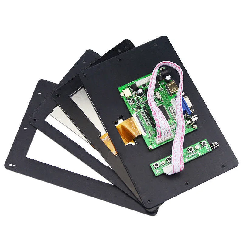 Новый 7 дюймовый 1024x600 ЖК экран монитор + плата драйвера чехол для Raspberry