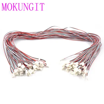 

500pcs 1m 3PIN LED Strip connectors 10mm PCB connection for WS2812B WS2811 Led Strip NO WELDING double END