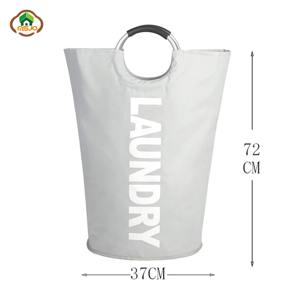 Msjo سلال الغسيل صندوق تخزين ملابس حقيبة أكسفورد للطي سعة كبيرة الملابس سلة تنظيمية للأدوات نزهة الاطفال اللعب تخزين المنزل