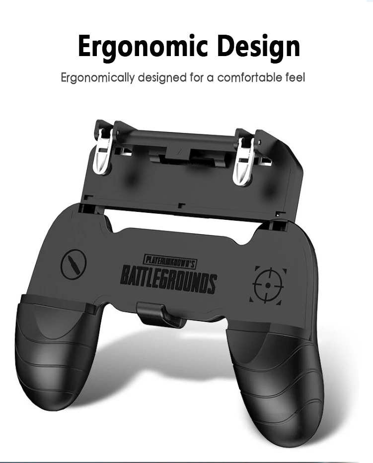 2 шт. W18 игровой триггер для смартфона для PUBG мобильного геймпада Кнопка огня Aim Key Shooter ручка контроллер игровой коврик джойстик