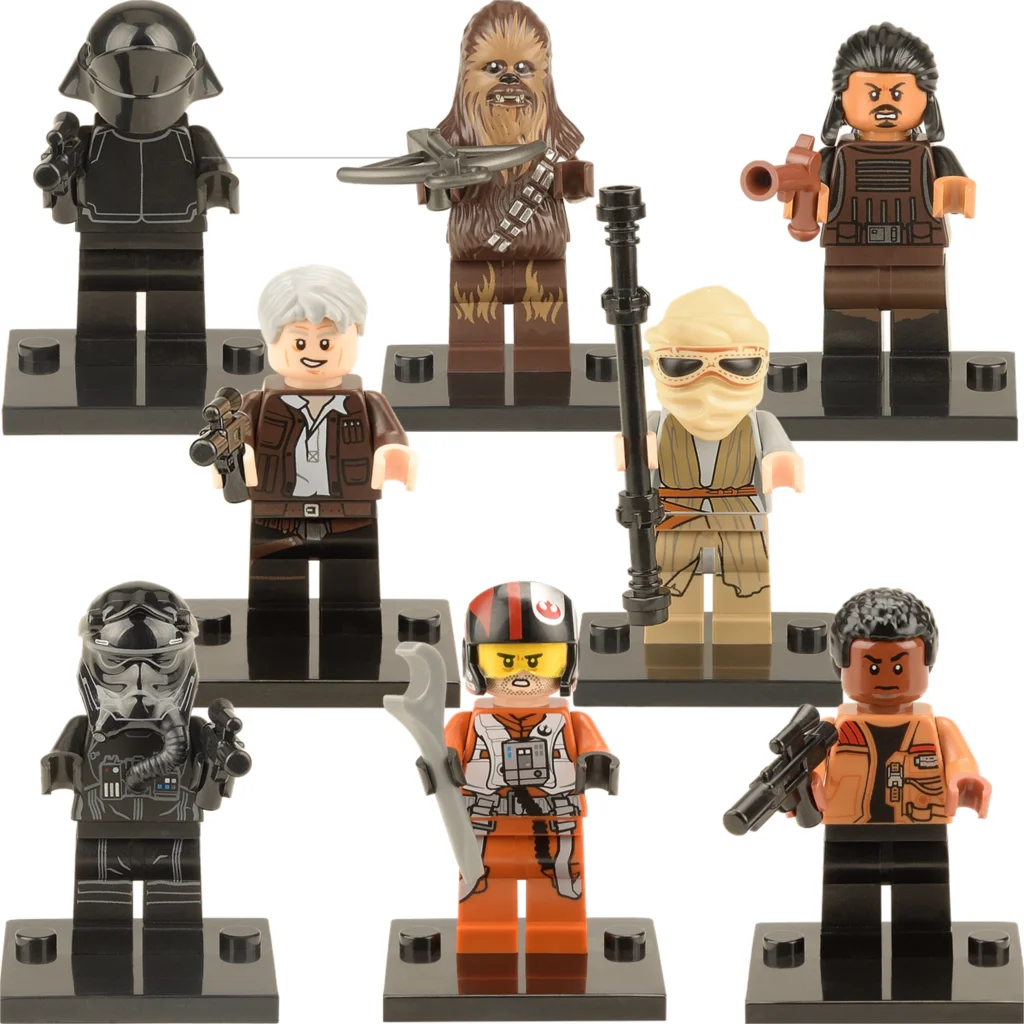 Звездные Войны Пробуждение силы Финн Хан Solo Rey Troopers Строительные Кирпичи Блок