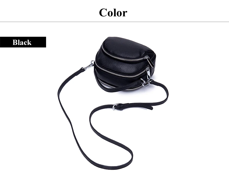Lomelobo Women Genuine Leather Handbags Lady Litchi Pattern Shoulder Bag Casual Totes & Crossbody bags Female Girl Messenger Bag 2019 HBL222 Details (15)