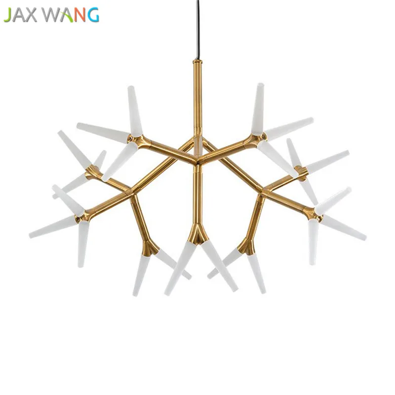 

Nordic Post-modern Creative Iron Led Chandeliers Dining Room Living Room Kitchen Home Lighting Minimalist Indoor Decor Lamp