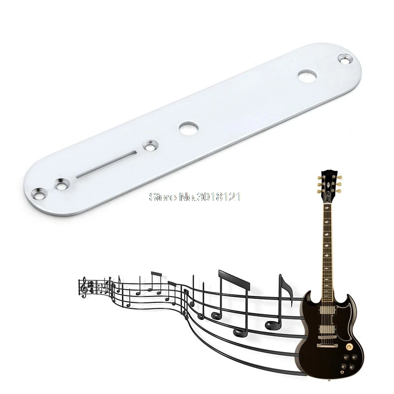 

1PC Guitar Parts Quality Plated Control Plate For Fender Tele Electric Guitar Silvery Plates Drop ship