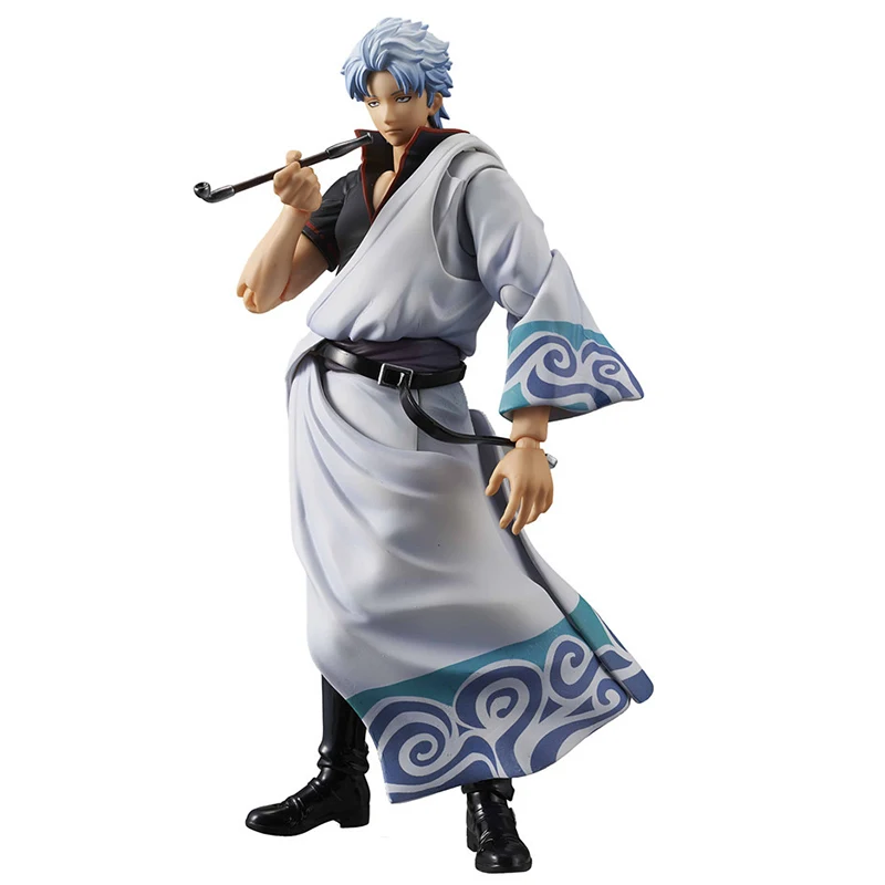 18CM GINTAMA Figure Sakata Gintoki Shimura Shinpachi Kagura Figure VAH Variable VAH HEROES PVC Action Figure Model Toys (2)