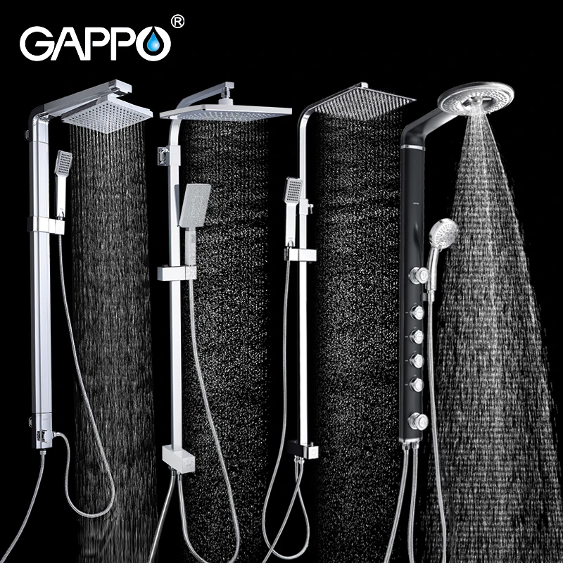 

GAPPO Shower faucet Wall Mounted shower set shower faucets bathroom Faucet bathtub faucet Waterfall mixer taps set torneira