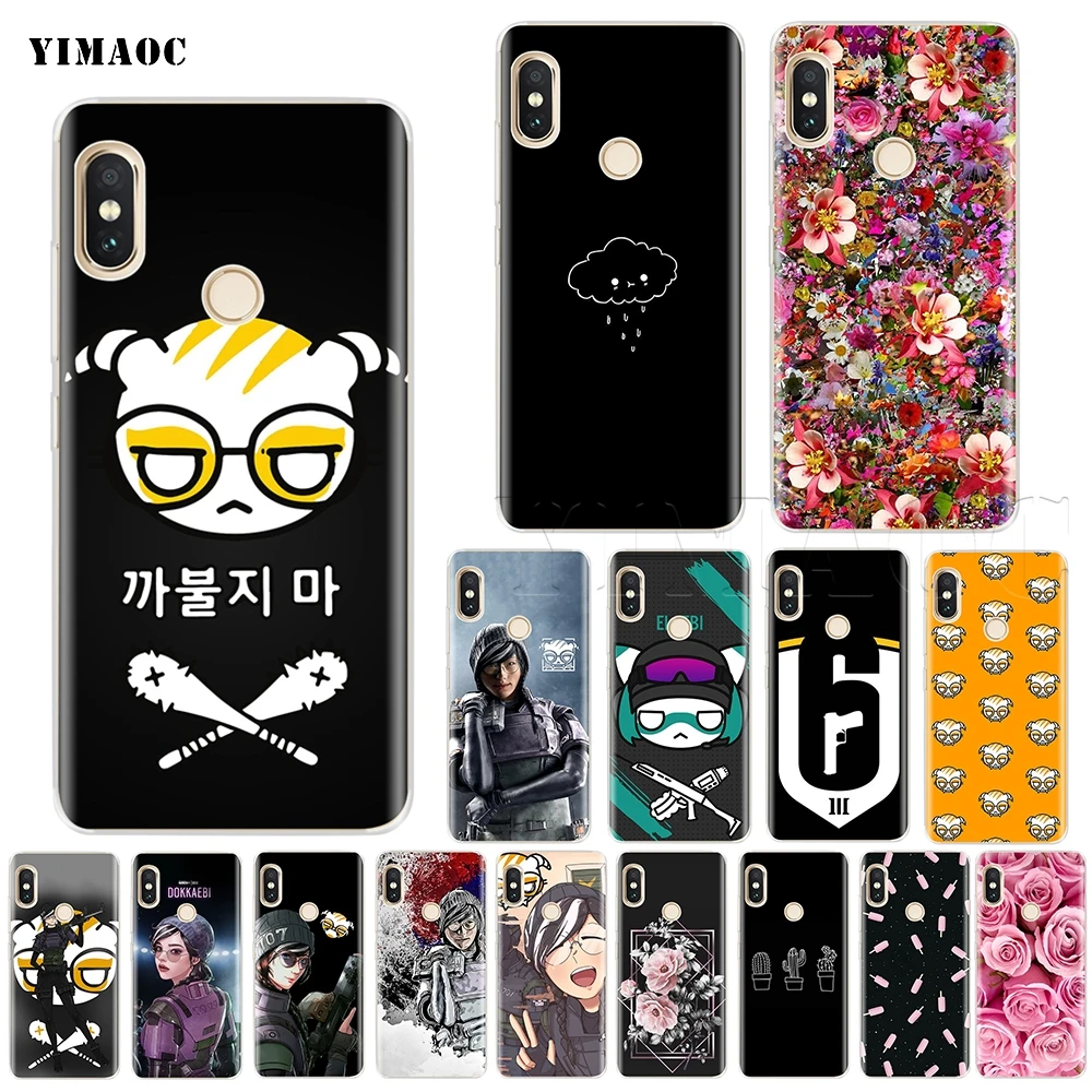 

YIMAOC Dokkaebi Rainbow Six Case for Xiaomi Redmi Mi Note MAX 3 6a 7 8 9se mix 2s a1 a2 Lite mi6 mi8 se for pocophone f1