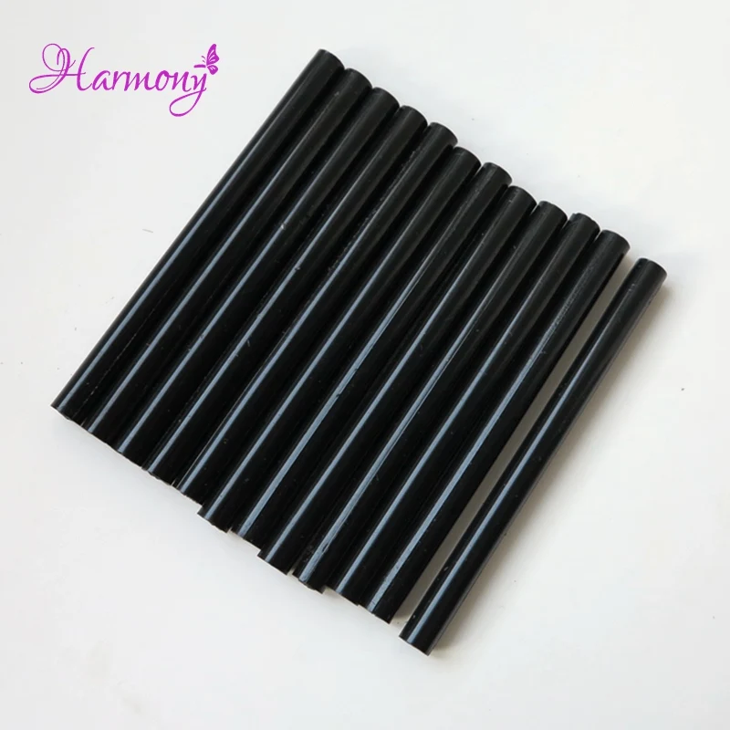 10pcs/lot Heat Melt Keratin Glue Stick for Fusion Nail Tip Human Hair Extension Tools Used with Glue Gun or Melting Glue Hot Pot