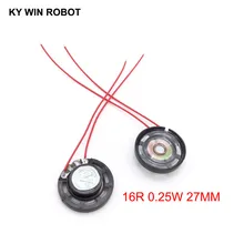 ^^Best Offers 2pcs/lot New Ultra-thin Toy-car horn 16 ohms 0.25 watt 0.25W 16R speaker Diameter 27MM 2.7CM With Wire ^^Best Offers 2pcs/lot New Ultra-thin Toy-car horn 16 ohms 0.25 watt 0.25W 16R speaker Diameter 27MM 2.7CM With Wire