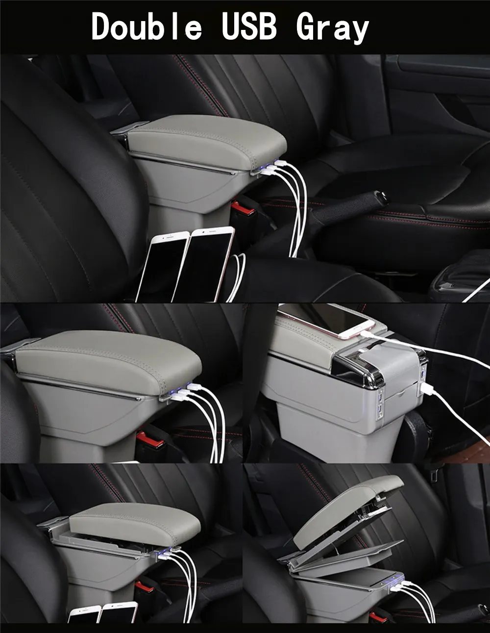 Подлокотник для MG3 2013- автомобильный вращающийся черный ящик центральная консоль