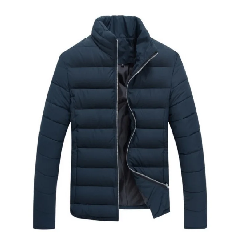 Nice Winter Jacket Men Casual Cotton Coat Outdoors Warm Slim Parka Solid Clothes Plus Size XXXL Manteau Homme Brand Clothing | Мужская
