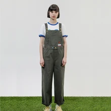 Модные женские Мешковатые джинсовые джинсы, нагрудник, полная длина, сарафан, комбинезон, Одноцветный, свободный, Повседневный, комбинезон, брюки, лето, хит