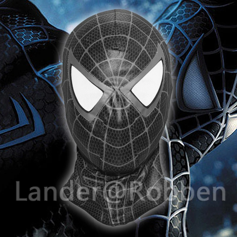 Spiderman face The Amazing Spider Man mask Balaclava Hood Cosplay venom
