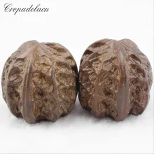 1 шт. вьетнамский деревянный массажный ролик в форме грецкого ореха, деревянный шар, акупрессурный Массажер для снижения кровяного давления, способствует циркуляции крови