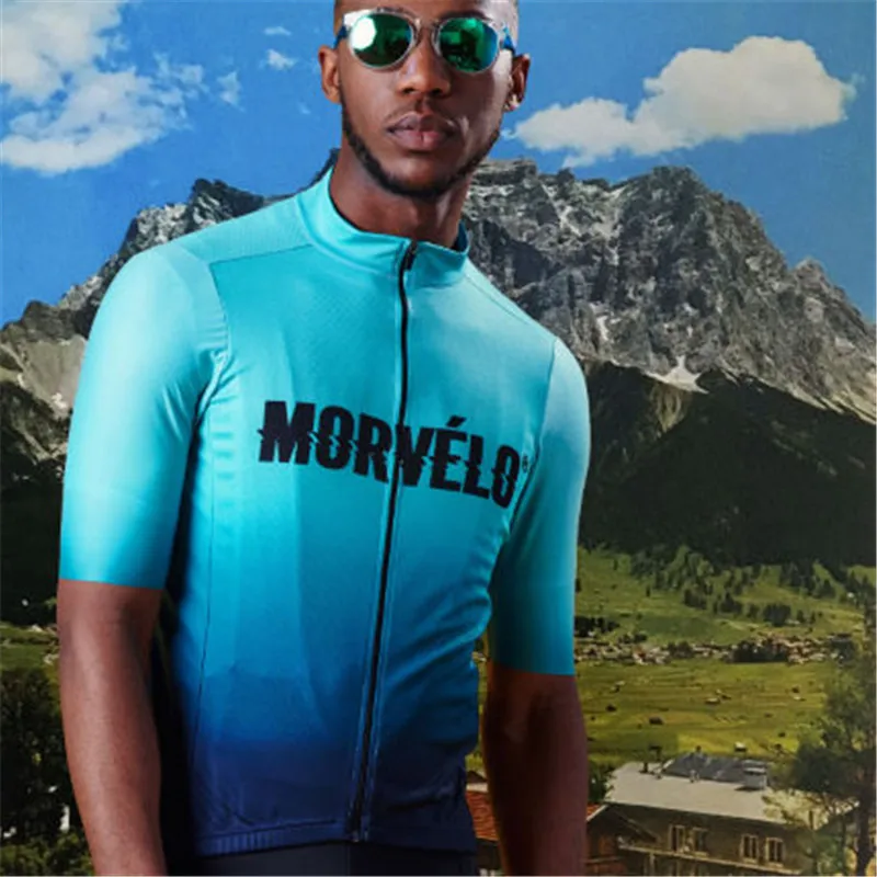 Morvelo men bike jersey solid color tights summer sport short&set triathlon suit 2019 new style cycling set uniforme ciclismo