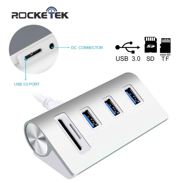Best Offers Rocketek multi usb 3.0 hub 3 port adapter splitter Power Interface SD/TF Card Reader for MacBook Air computer laptop accessories Best Offers Rocketek multi usb 3.0 hub 3 port adapter splitter Power Interface SD/TF Card Reader for MacBook Air computer laptop accessories