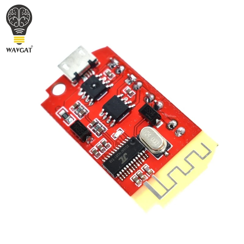 WAVGAT DC 3 7 В 5 в Вт Цифровой усилитель звука двойная плата DIY Bluetooth динамик