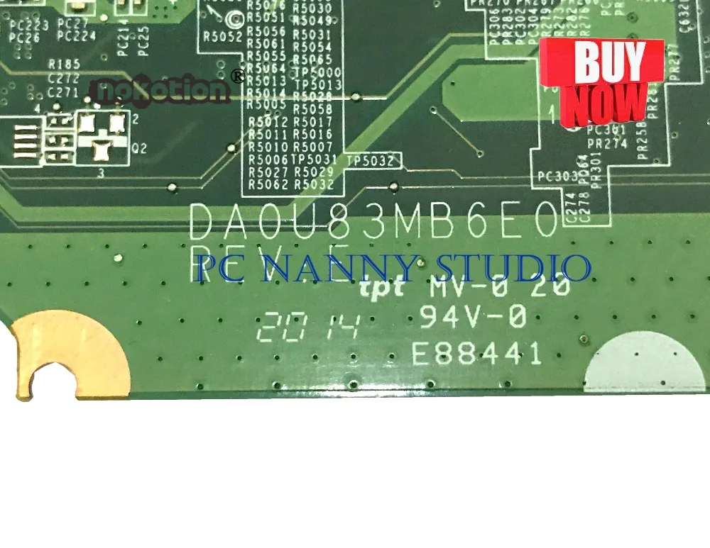 price cut  PCNANNY for HP Pavilion 15-N Laptop Motherboard DA0U83MB6E0 I3-4010U DDR3 tested