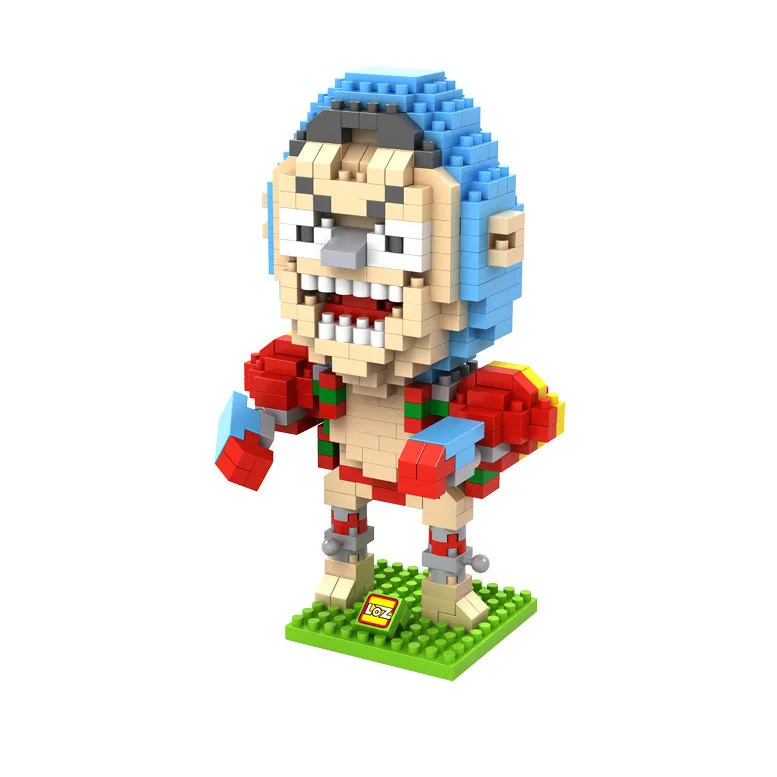 LOZ One Piece Мини блоки Луффи микро тысячи солнечных строительных игрушек Веселые