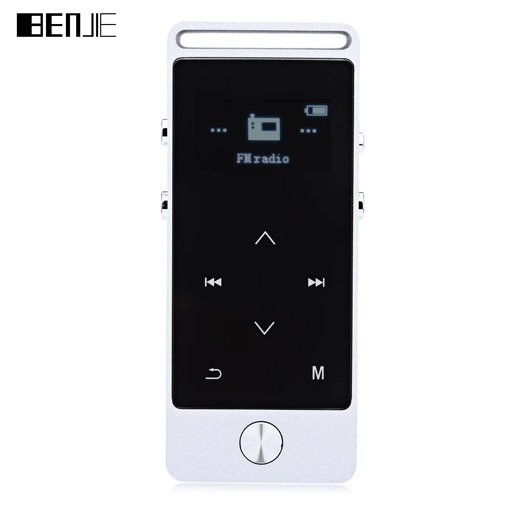 

2018 BENJIE S5 MP3 Players 8GB FM Touch Keys E-book Recorder HiFi Lossless MP3 with Sport Armband Waterproof Pouch Earphone