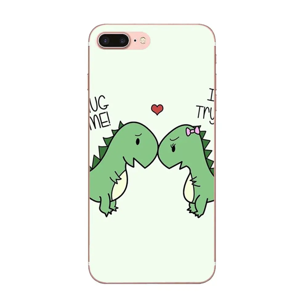 Мягкие чехлы из ТПУ для Xiaomi Redmi Mi Note 7 8 9 SE Pro Lite Go Play Animal Dinosaur|Чехлы-накладки| |