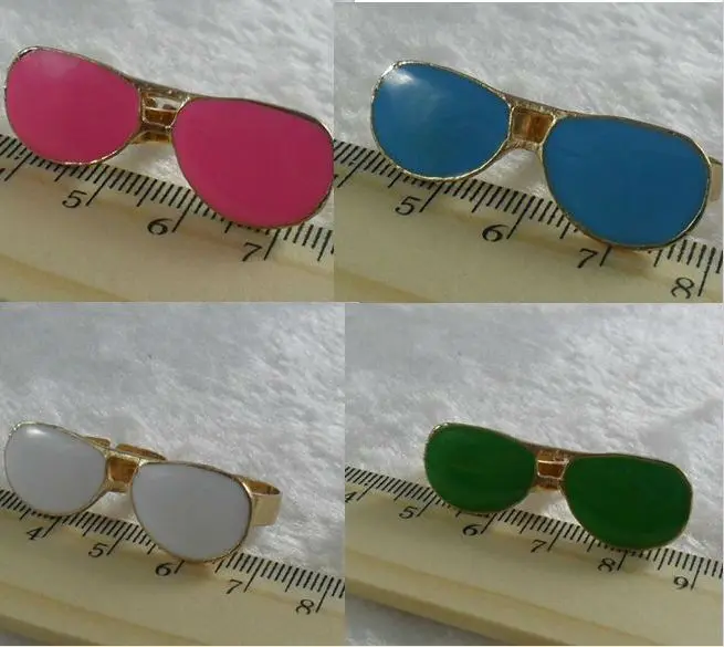 

(mix order)fashion murano glass rings alloy stainless steel glass ring cheap 12pcs/pack