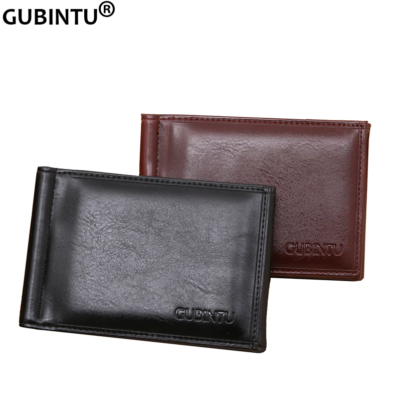 

Gubintu Wallets Fashion Multifuntional New Men Money Clip with Crdit Card Slots Famous Brand Money Clip Wallets ZC1005