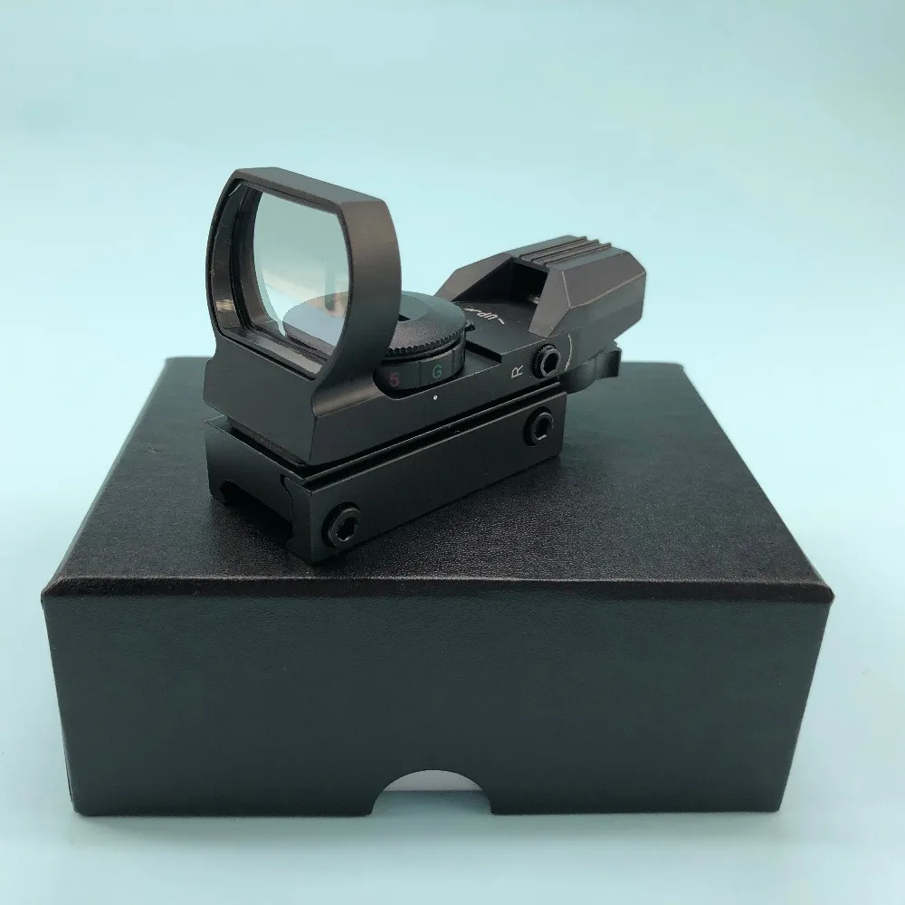 4 Сетка Red Dot Reflex Прицел 11 мм/20 мм Rail Охота Airsoft оптика область голографическая аксессуары для тактического оружия D4B