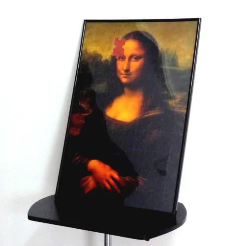 

2014 stage heart interactive magic - Monalisa smile,magic tricks,gimmick