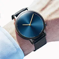 Для мужчин s деловые мужские часы Мода 2019 г. классические золотые кварцевые нержавеющая сталь наручные часы для мужчин часы relogio masculino reloj